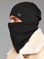 Шапка со снудом Ф 147 (с подкладой флис и ремешком на затылке) — изображение 2