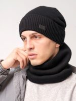 Шапка со снудом Ф 139 (с подкладой флис и ремешком на затылке) — изображение 27