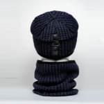 Шапка со снудом Ф 195 (с подкладой флис и ремешком на затылке) — изображение 17