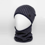 Шапка со снудом Ф 195 (с подкладой флис и ремешком на затылке) — изображение 19