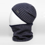 Шапка со снудом Ф 195 (с подкладой флис и ремешком на затылке) — изображение 20