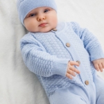 Комплект с пледом для новорожденного № 6-с