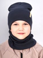 Модель 225 Шапка со снудом (Двухслойная) Рубчик — изображение 24