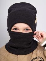 Модель 225 Шапка со снудом (Двухслойная) Рубчик — изображение 42