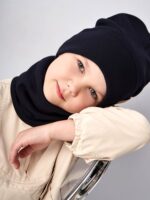 Модель 225 Шапка со снудом (Двухслойная) Рубчик — изображение 59