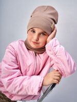 Модель 225 Шапка со снудом (Двухслойная) Рубчик — изображение 76