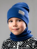 Модель 224 Шапка со снудом (Двухслойная) Рибана — изображение 3