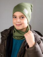 Модель 224 Шапка со снудом (Двухслойная) Рибана — изображение 24