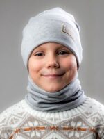 Модель 224 Шапка со снудом (Двухслойная) Рибана — изображение 30