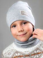 Модель 224 Шапка со снудом (Двухслойная) Рибана — изображение 33