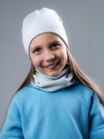 Модель 224 Шапка со снудом (Двухслойная) Рибана — изображение 37