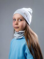 Модель 224 Шапка со снудом (Двухслойная) Рибана — изображение 40