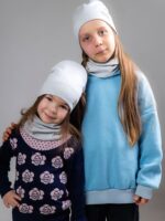 Модель 224 Шапка со снудом (Двухслойная) Рибана — изображение 43